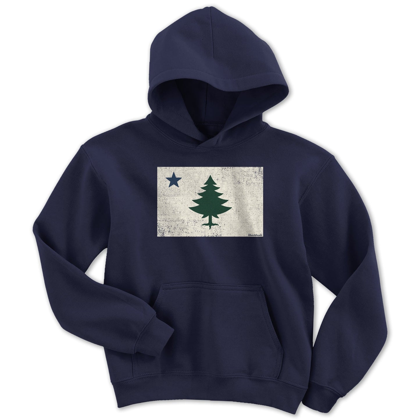 Vintage Maine Flag Youth Hoodie