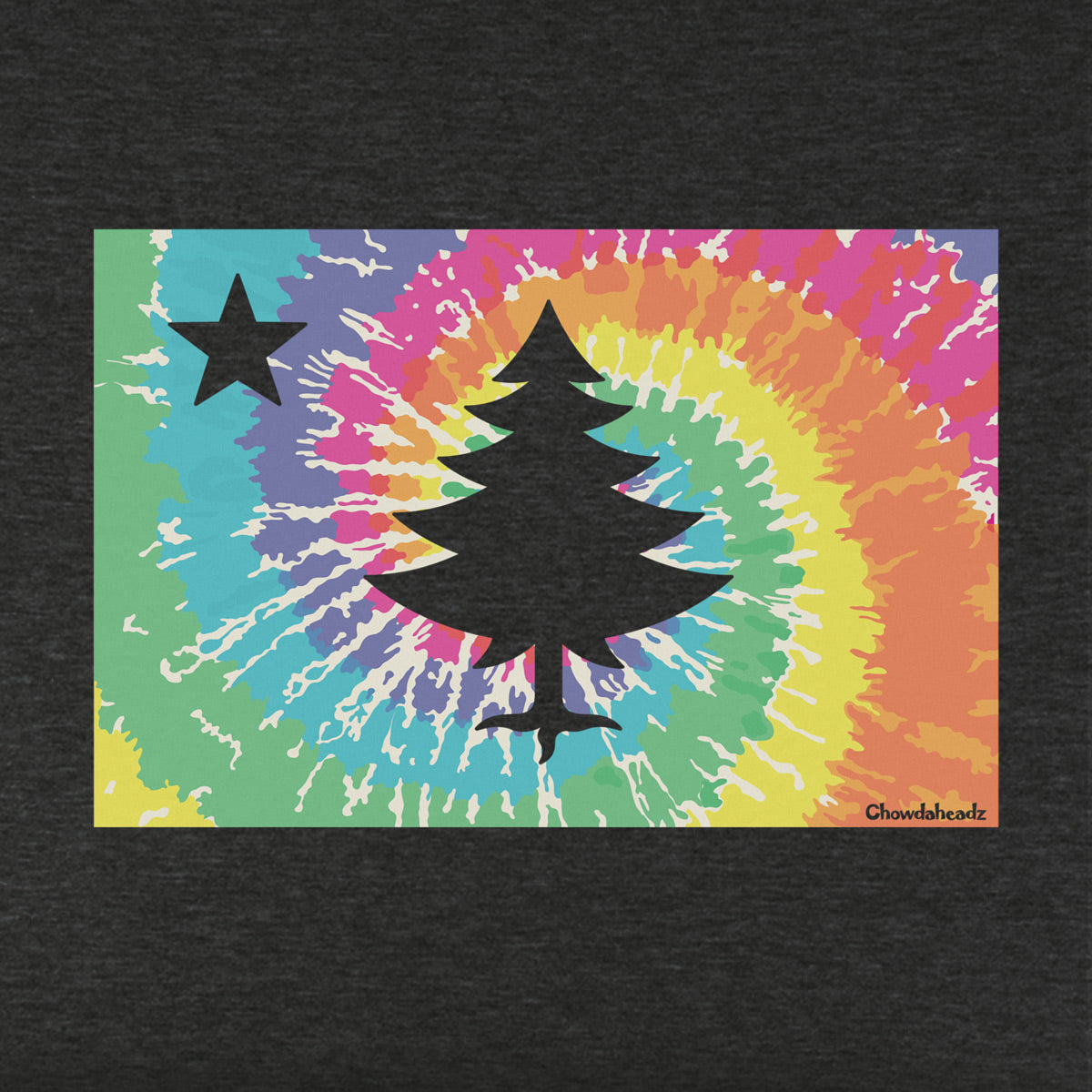 Vintage Maine Flag Tie Dye Youth T-Shirt