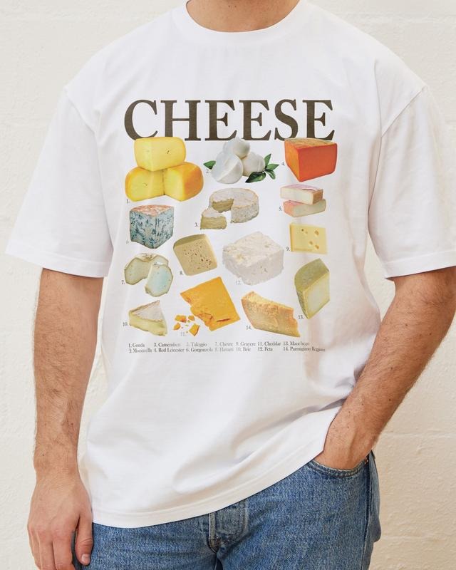 CHEESE HOMAGE T-SHIRT, Men Summer Fashion Cotton, Cotton Menswear, S to 3XL Soft Top Hoodie, Sweatshirt | InkThreadWorks.com