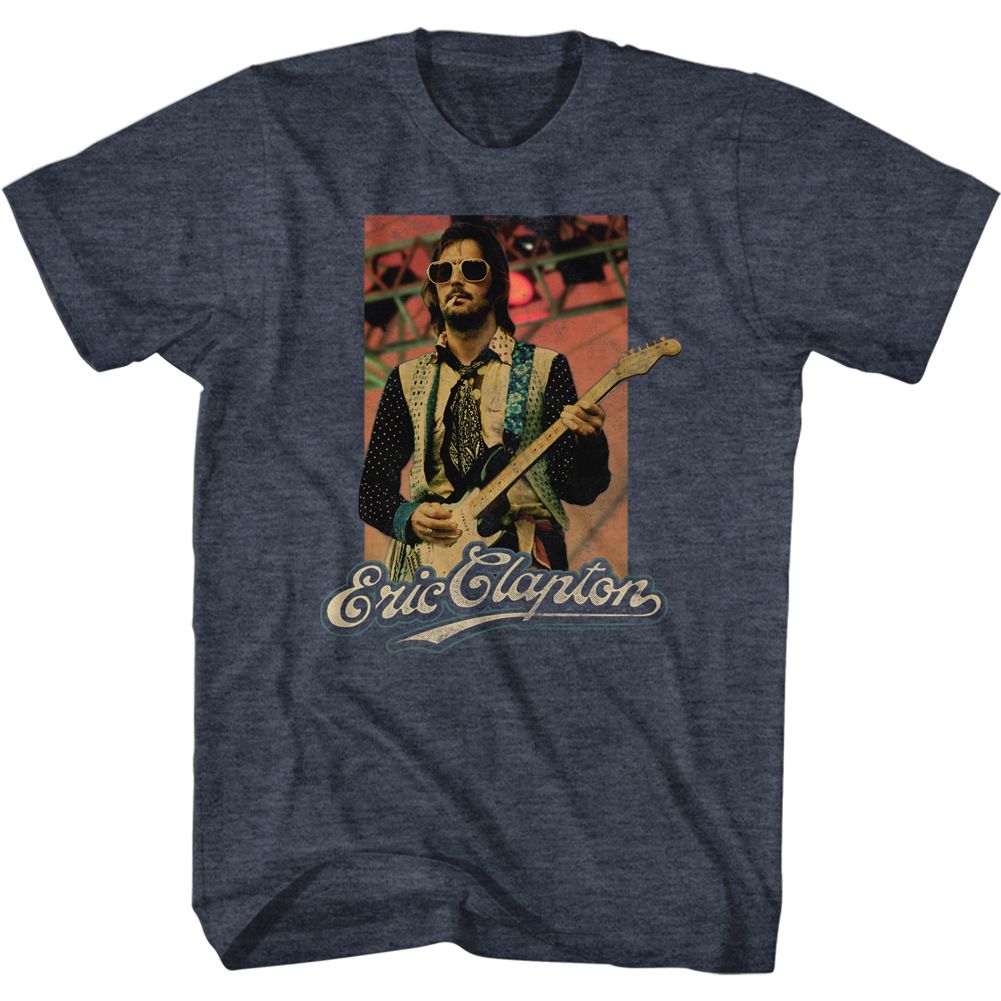 Eric Clapton - Sunglasses - Short Sleeve - Heather - Adult - T-Shirt