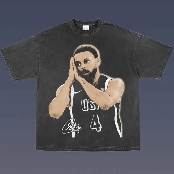 CURRY VINTAGE Tee | Vintage Tee Graphic T-Shirt Sweatshirt Hoodie | Sport Tee - Gift For Fan GOOD NIGHT PARIS 1.1