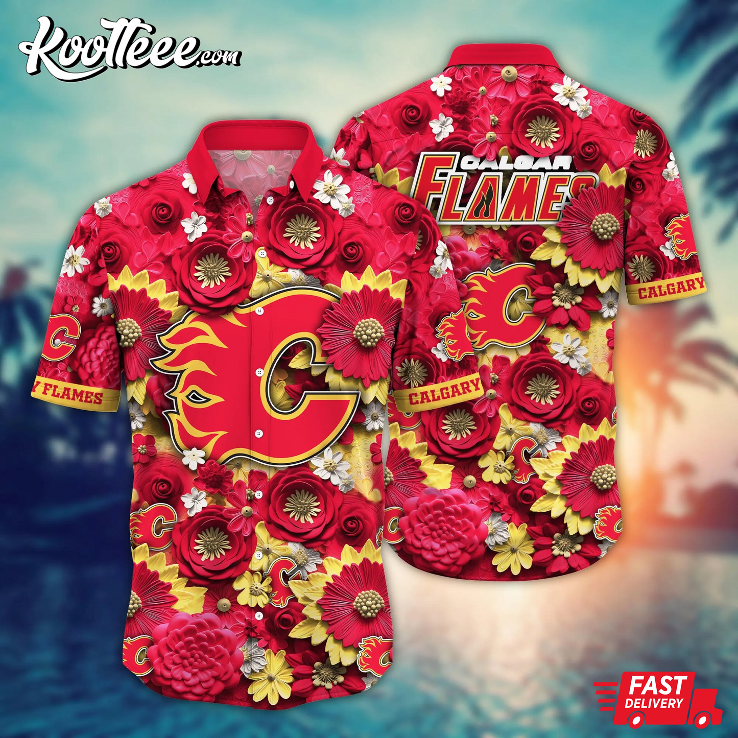 Calgary Flames NHL Hawaiian Shirt