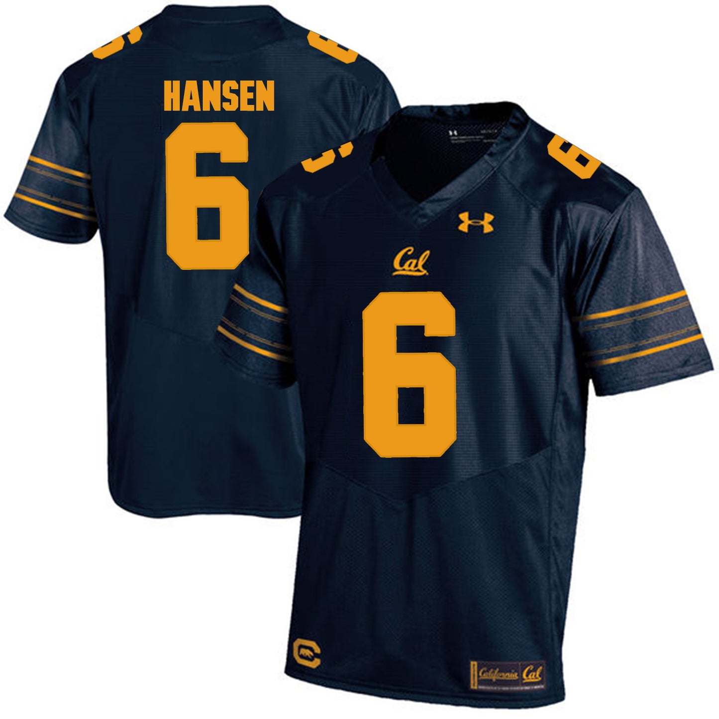 California Golden Bears Chad Hansen 6 Navy