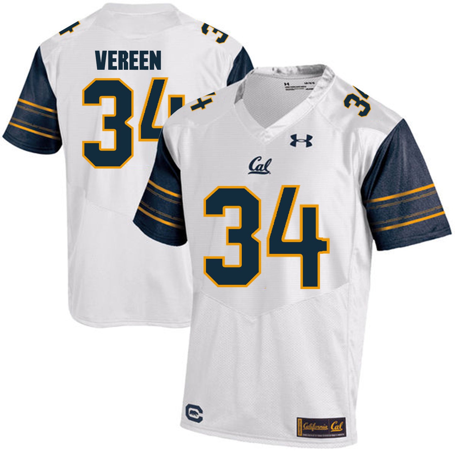 California Golden Bears Shane Vereen 34 White