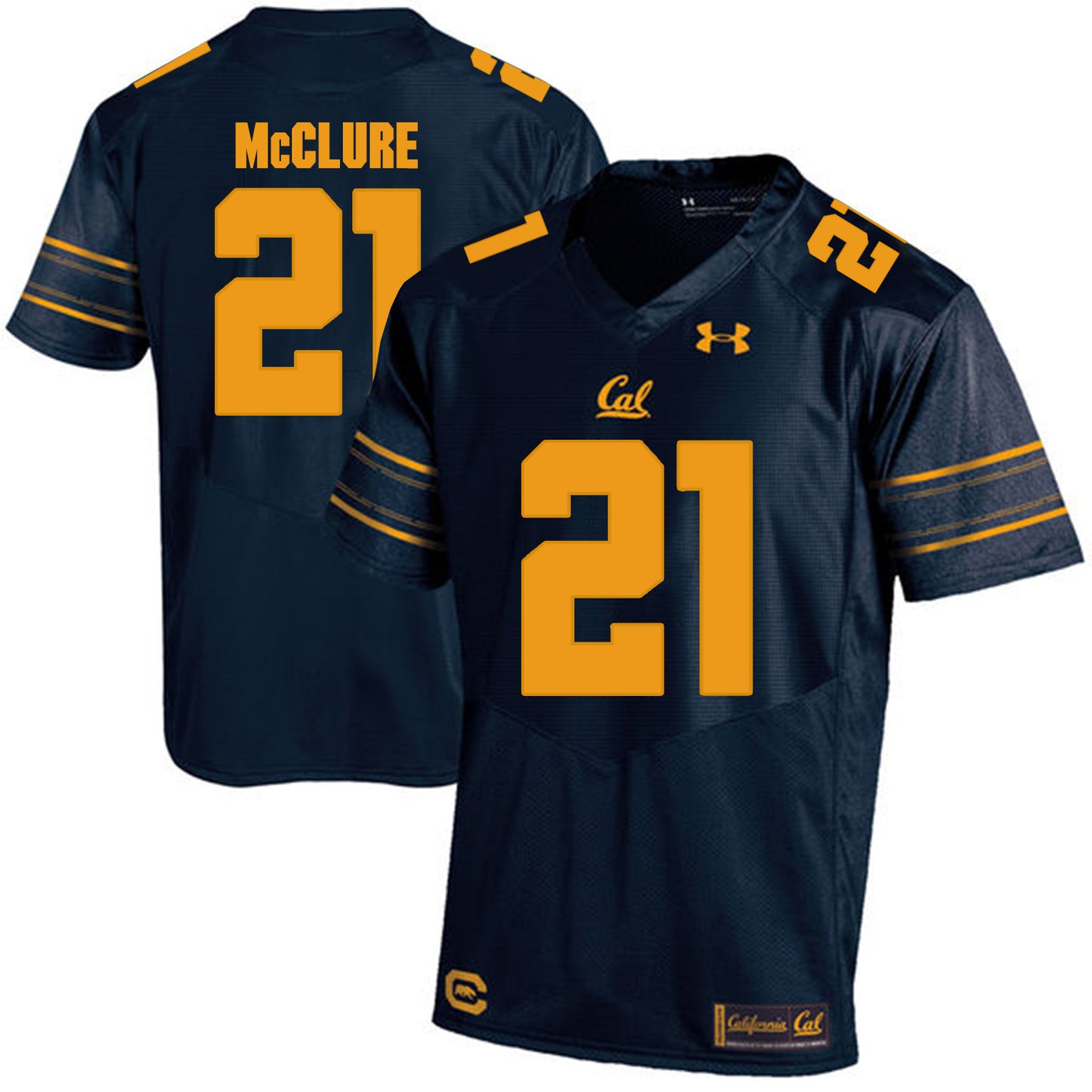 California Golden Bears Stefan McClure 21 Navy