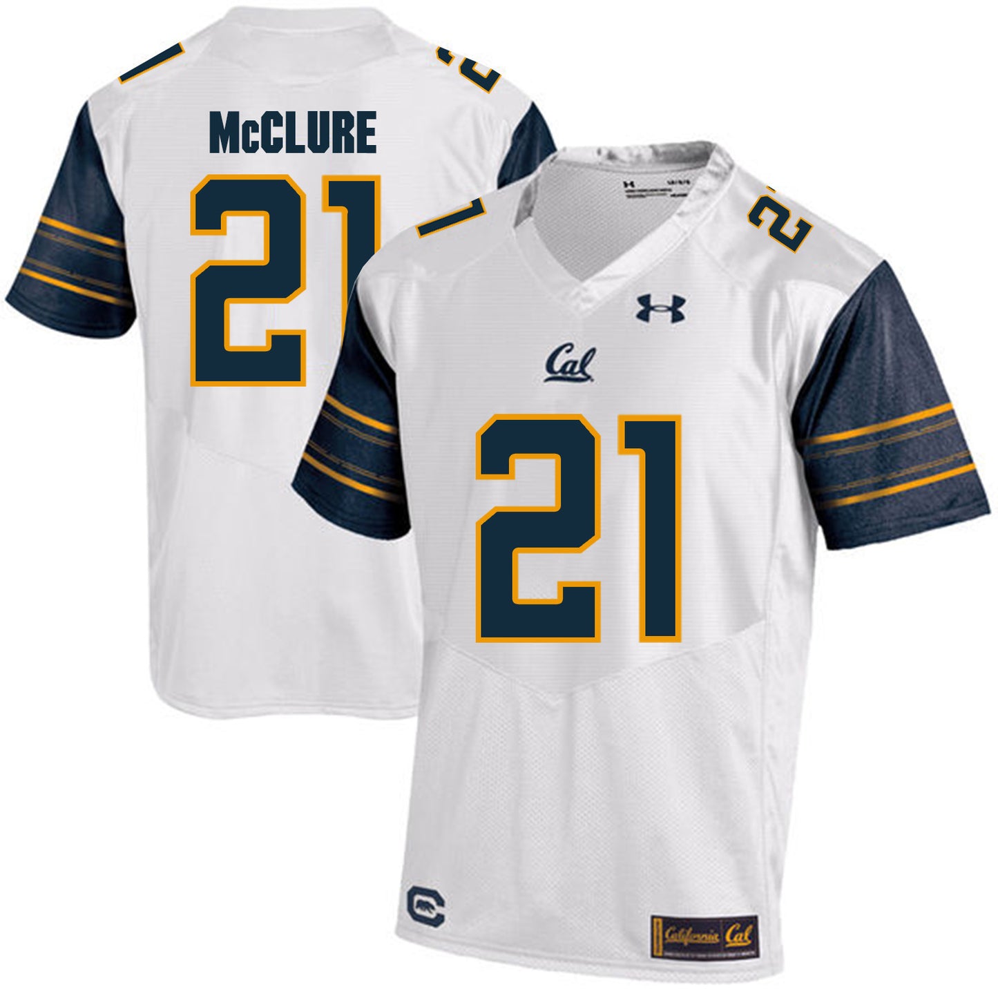 California Golden Bears Stefan McClure 21 White
