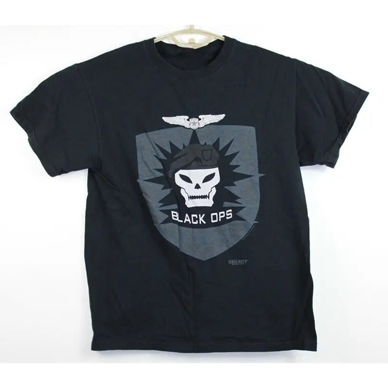 Call of Duty Black Opps Video Game Black T Shirt For Gamer Hoodie, Sweatshirt | InkThreadWorks.com