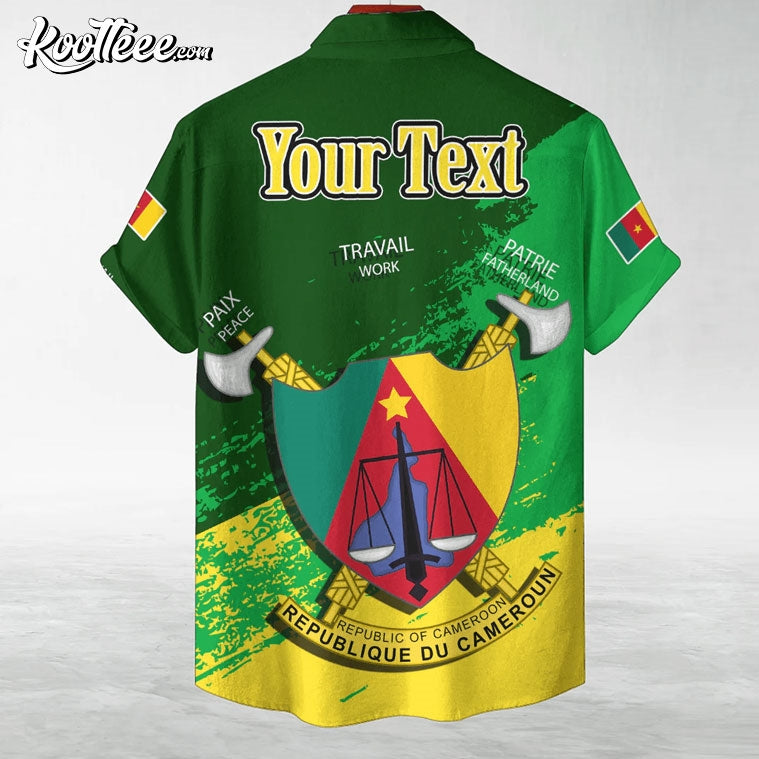 Cameroon Emblem Custom Hawaiian Shirt