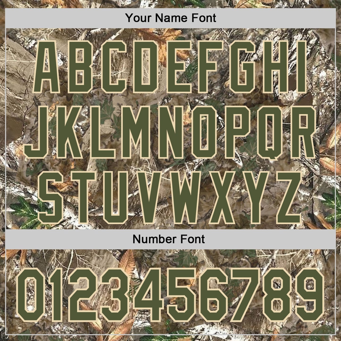 Custom Camo Olive-Cream Woodland Forest Camouflage Authentic Salute To Service Baseball Jersey