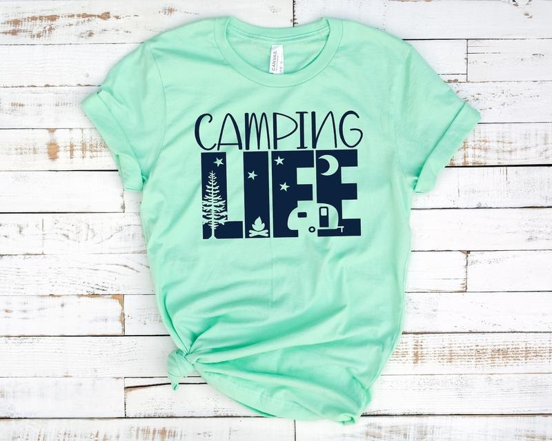 Camping Life Shirts, Camping Shirt, Camper T-shirt, Camper Shirt, Happy Camper Shirt, Camper Gift, Camper, Camping Group,...