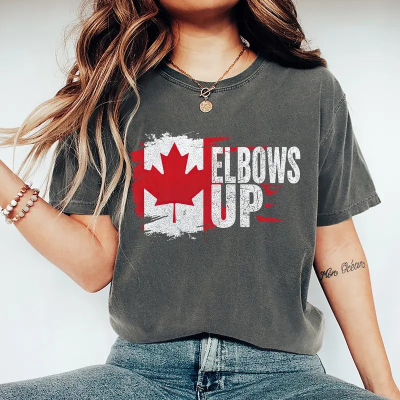 Canada Elbows Up Shirt, True North Strong and Free, Canadian Hockey Culture, Proud Canadian Shirt, Canada Not for Sale,...