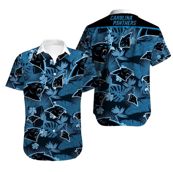 Carolina Panthers Hawaiian Shirt Ocean Breeze Design 766935