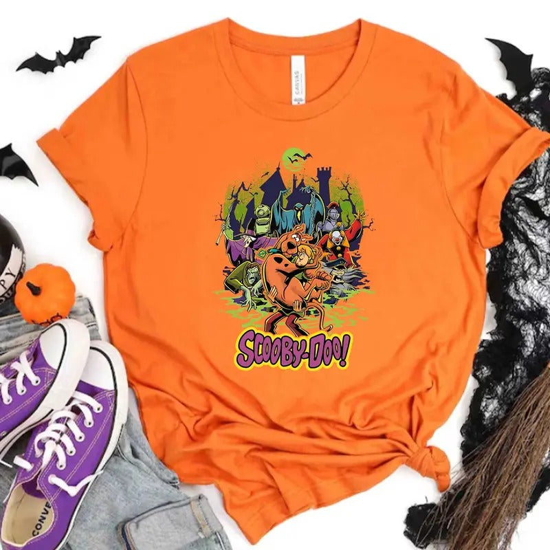 Cartoon Shirt, Hallowen Shirt, Cute Fall Shirt, Spooky Season Hoodie, Sweatshirt | InkThreadWorks.com