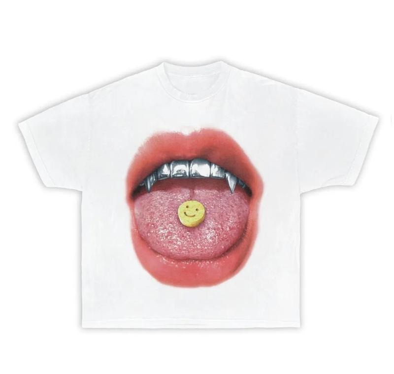 Cash Grillz We Cant Stop Streetwear Rap Tee, Cotton Tee Menswear, Gift For Fan, Y2K Fashion, Graphic