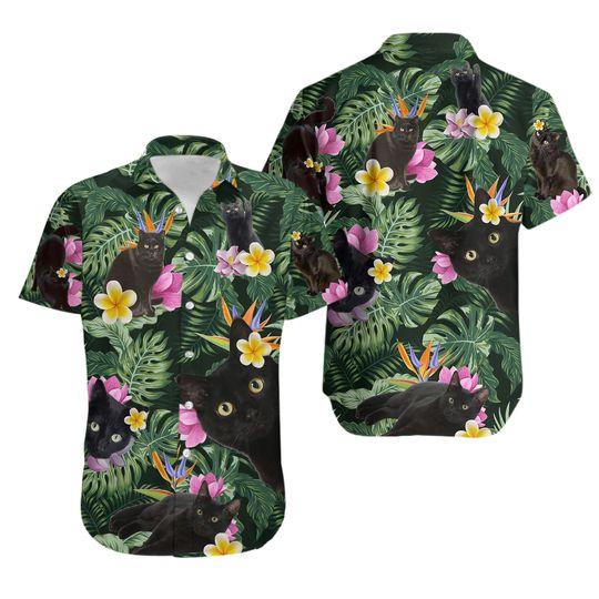 Cat powered by cat hawaii hawaiian shirt gift for family and friend 2709961