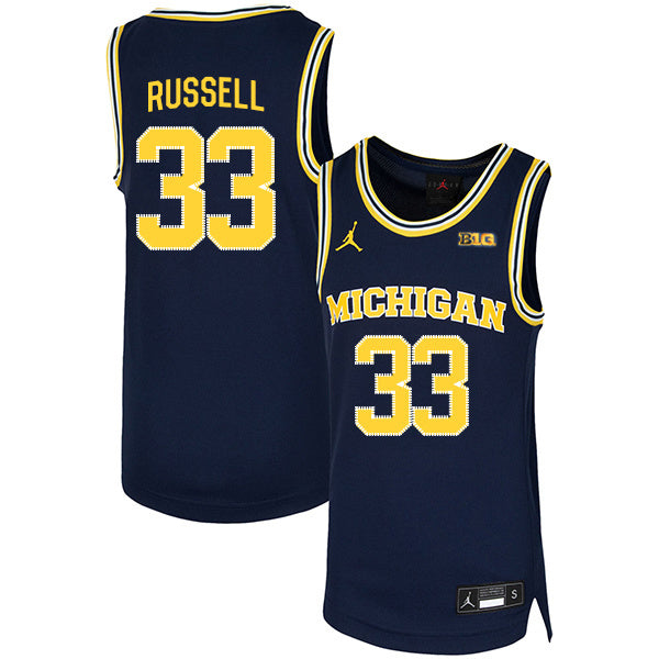 Cazzie Russell 33 Navy