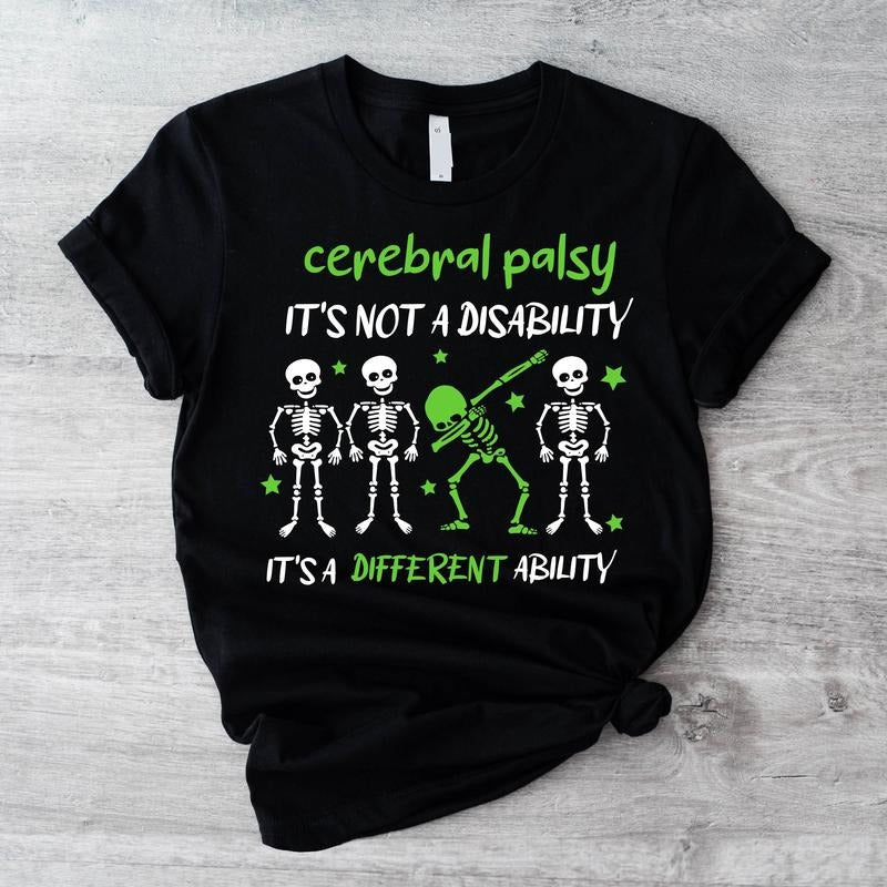 Cerebral Palsy Shirt, Cerebral Palsy Awareness T-shirt, Funny CP Warrior Gift Tee, Cool Survivor Shirt, It's Not A...