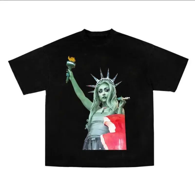 Chappell Roan Lady Liberty T Shirt Hoodie, Sweatshirt | InkThreadWorks.com