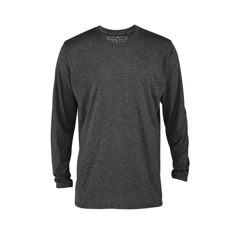 Charcoal Heather Long Sleeve T-Shirt - Gray Hoodie, Sweatshirt | InkThreadWorks.com