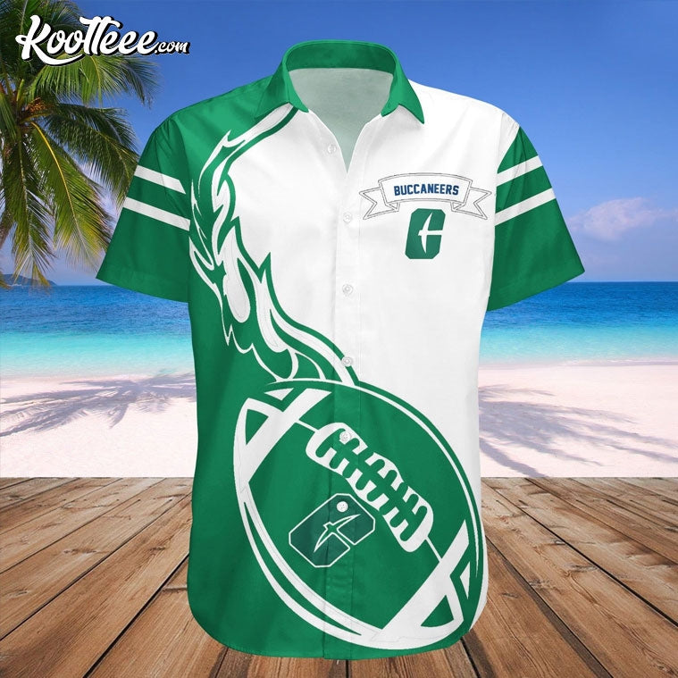 Charleston Southern Buccaneers Flame Ball Hawaiian Shirt