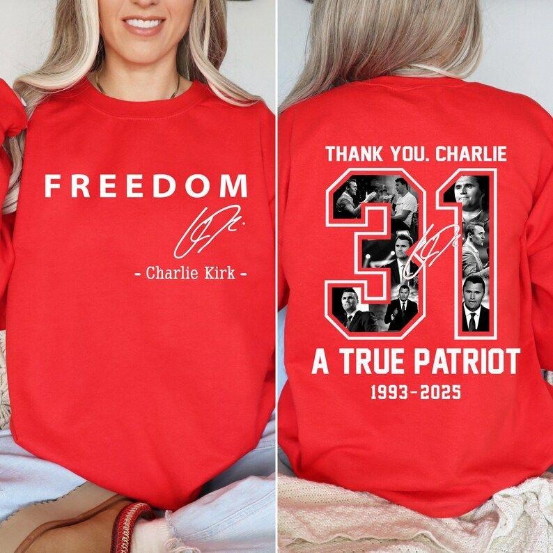 Charlie 31 T-Shirt, Thank You Sweatshirt, Justice Tee, Freedom Sweatshirt Hoodie | InkThreadWorks.com