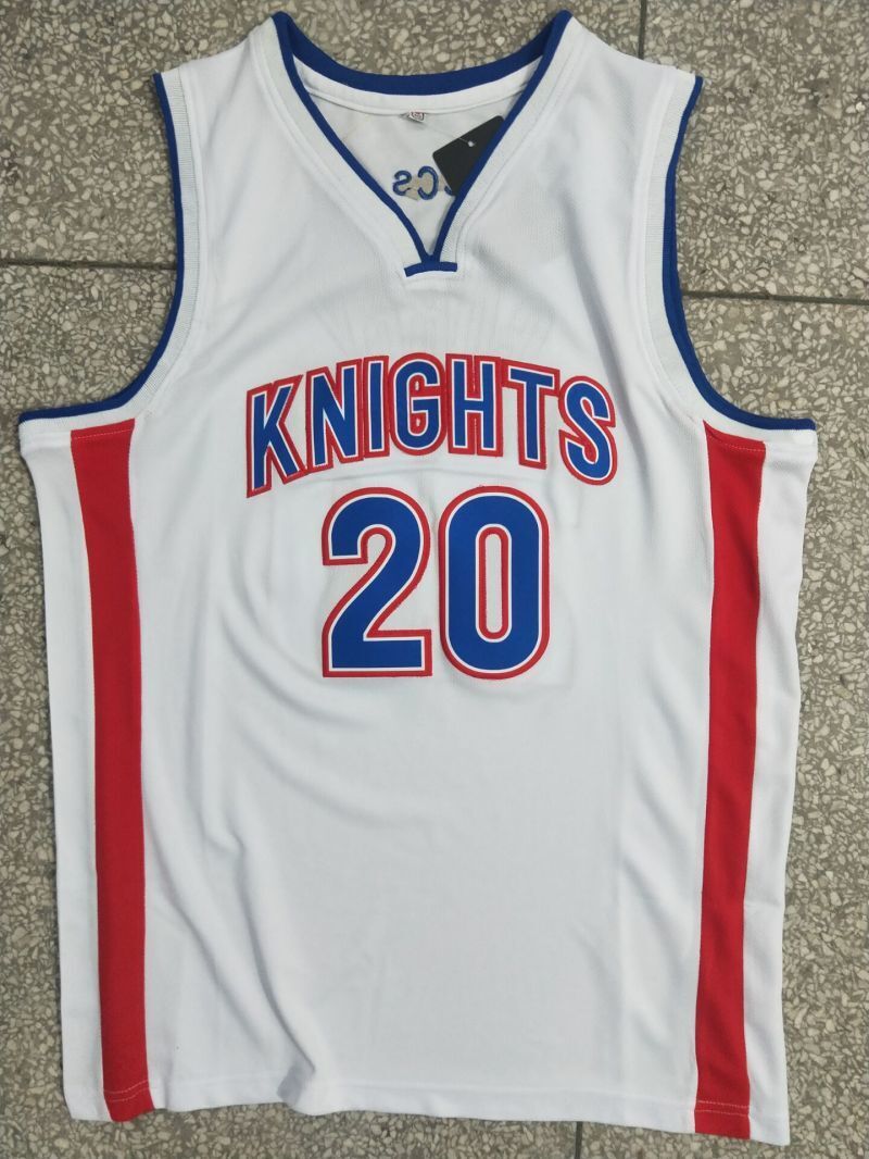 Charlotte Knights High School #30 Stephen Curry Curry High School 20 White Jersey Style 5