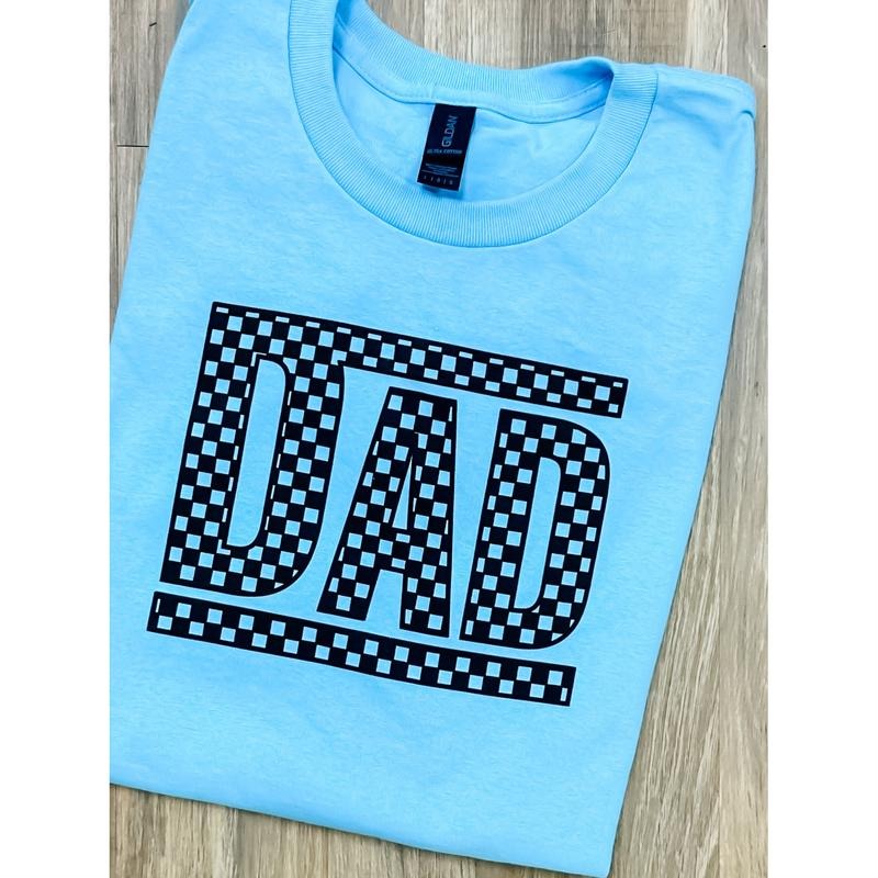 Checkered Dad Graphic Tee