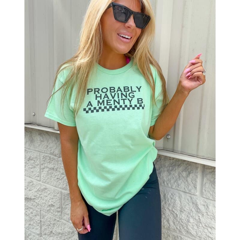 Checkered Menty B Graphic Tee