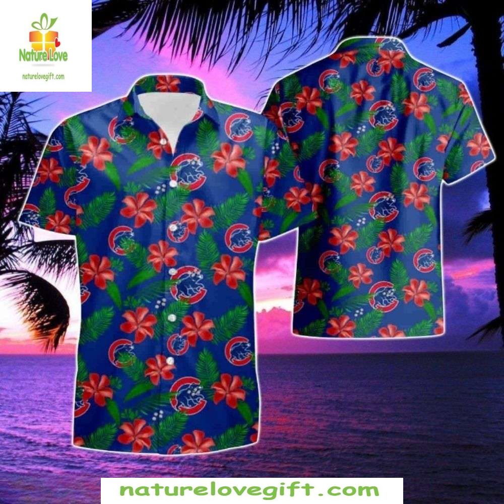 Chicago Cubs MLB Hawaiian Shirt Tropical Holiday Baseball Apparel
