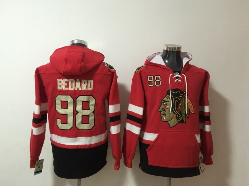 Chicago Blackhawks #98 Connor Bedard Blackhawks Style 2