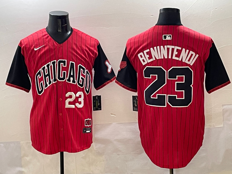 Chicago White Sox #23 Andrew Benintendi White Sox Collaboration Style 4