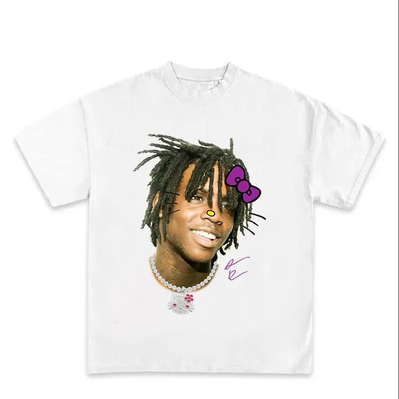 Chief Keef Kitty Purple Tee Hoodie, Sweatshirt | InkThreadWorks.com