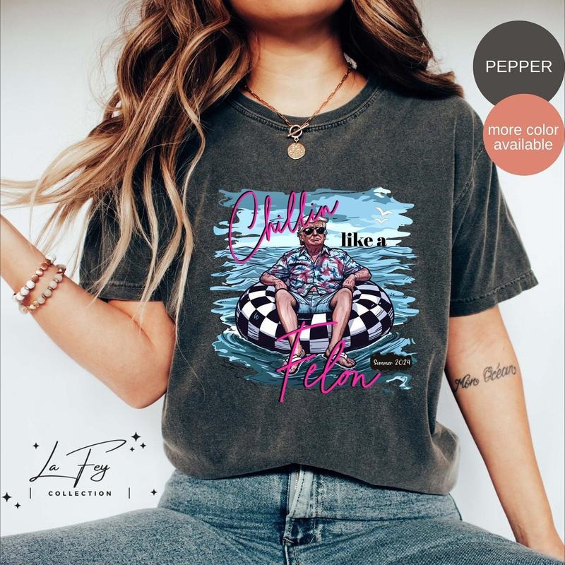 Chillin Like a Felon Trump Shirt Hoodie, Sweatshirt | InkThreadWorks.com