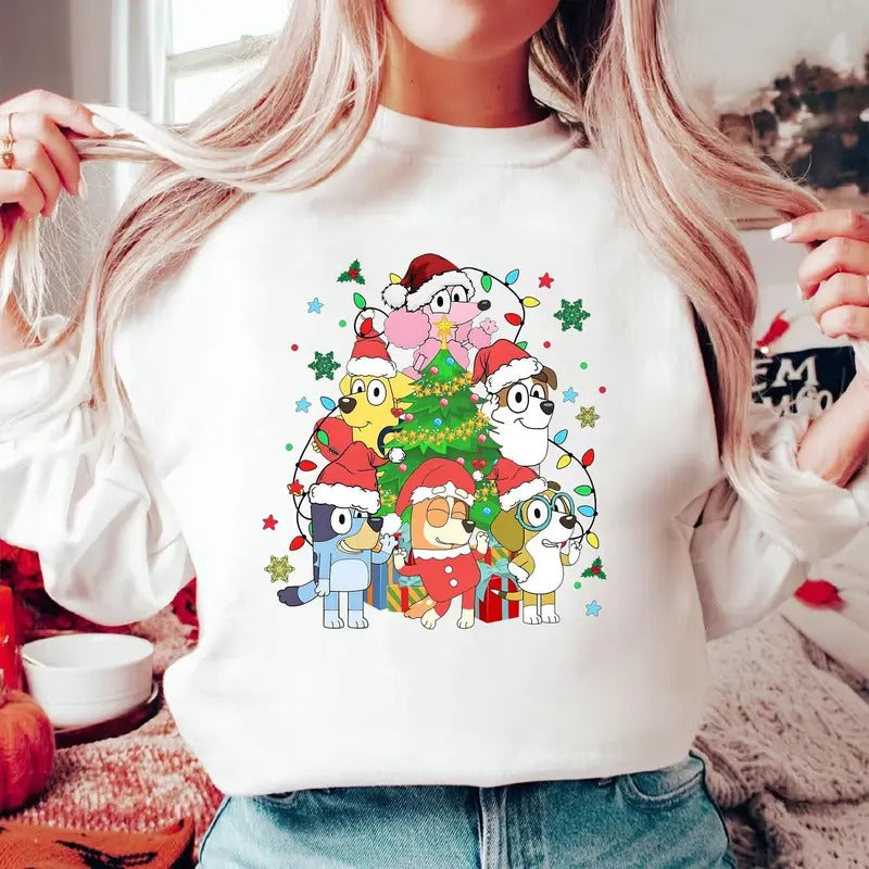 Christmas Tree Cute Dog And Friends Shirt Cute Dog Christmas Shirt Christmas Vibes Shirt Cute Dog Shirt Cute Dog Lover...