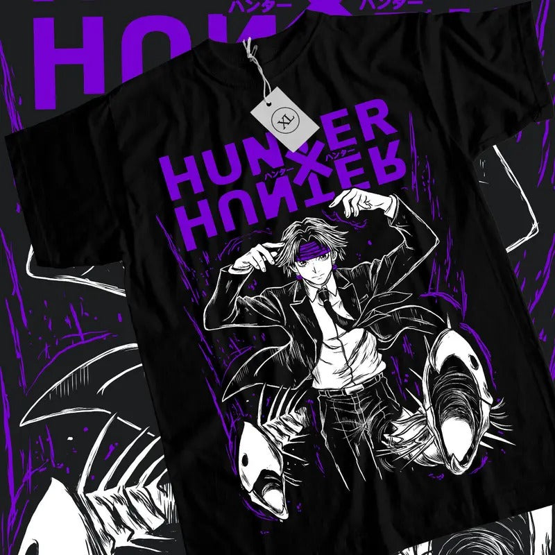 Chrollo Lucilfer T-Shirt S-4XL Hunter X Hunter HXH Anime Graphic Tee Tshirt S-4XL