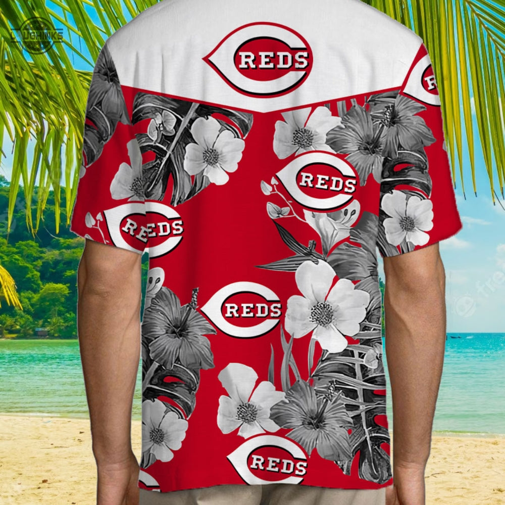 Cincinnati Reds Hawaiian Shirt And Shorts Inspired By Cincinnati Reds Hawaiian Shirt Giveaway 2023