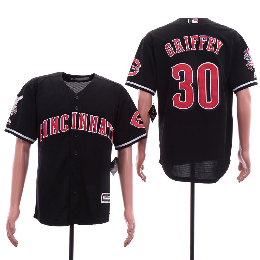 Cincinnati Reds #30 Ken Griffey Jr Style 1