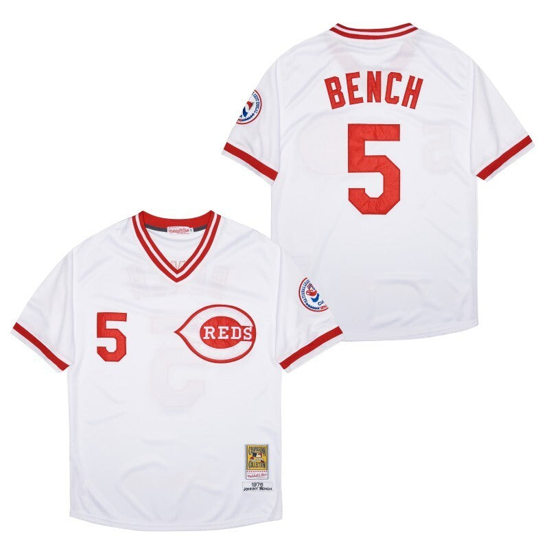 Cincinnati Reds #5 Johnny Bench Style 3