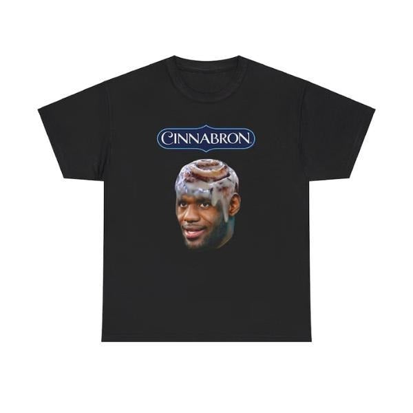 Cinnabron LeBron James T-Shirt, Funny Graphic Tee, Trendy Streetwear, Gift for Basketball Fans