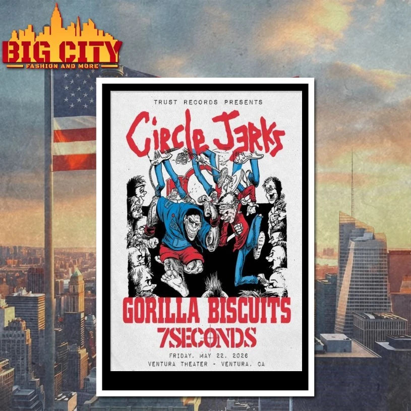 Circle Jerks May 22 2026 The Majestic Ventura Theater Ventura CA Poster shirt