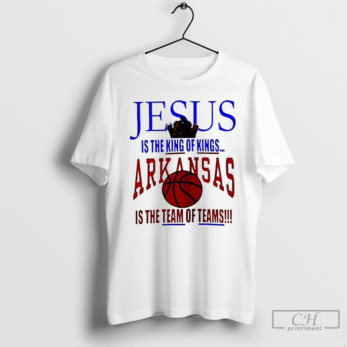 Classic Arkansas Razorbacks Basketball Jesus Is The King Of Kings T-Shirts, Hoodie, Sweatshirt | InkThreadWorks.com