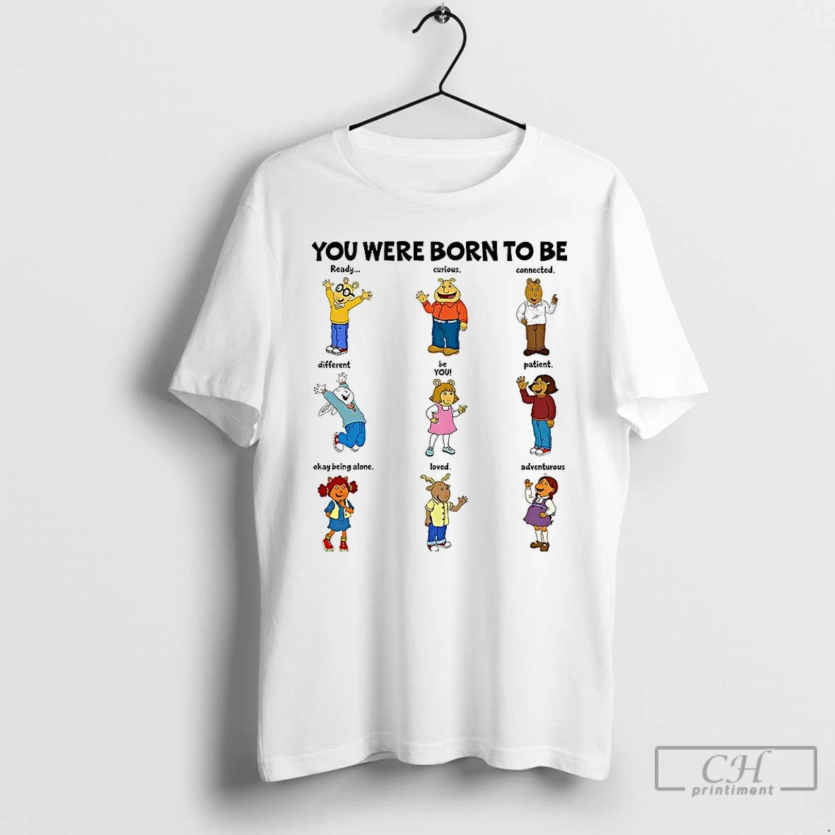 Classic Arthur And Friends You Were Born To Be Arthur Tv Show Cartoon T Shirts Hoodie, Sweatshirt | InkThreadWorks.com