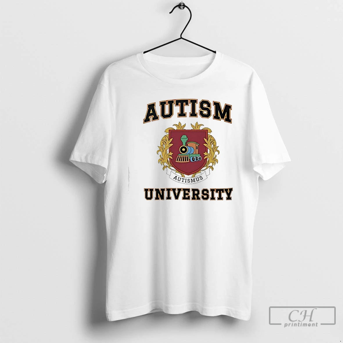 Classic Autism University Coat Of Arms T-Shirts, Hoodie, Sweatshirt | InkThreadWorks.com