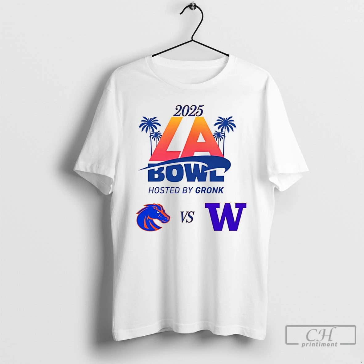 Classic Boise State Broncos Vs Washington Huskies 2025 La Bowl Christmas T-Shirts, Hoodie, Sweatshirt | InkThreadWorks.com
