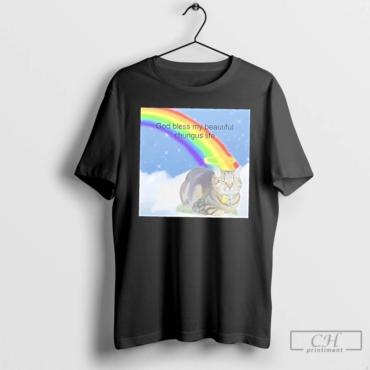 Classic Cat God Bless My Big Chungus T-Shirts, Hoodie, Sweatshirt | InkThreadWorks.com