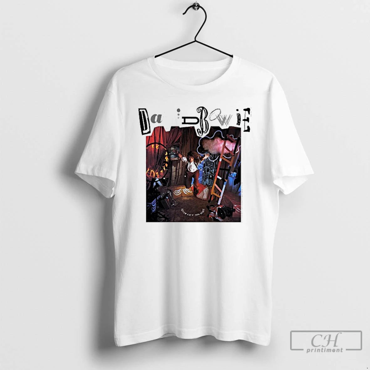 Classic David Bowie Never Let Me Down Album Cover T-Shirts, Hoodie, Sweatshirt