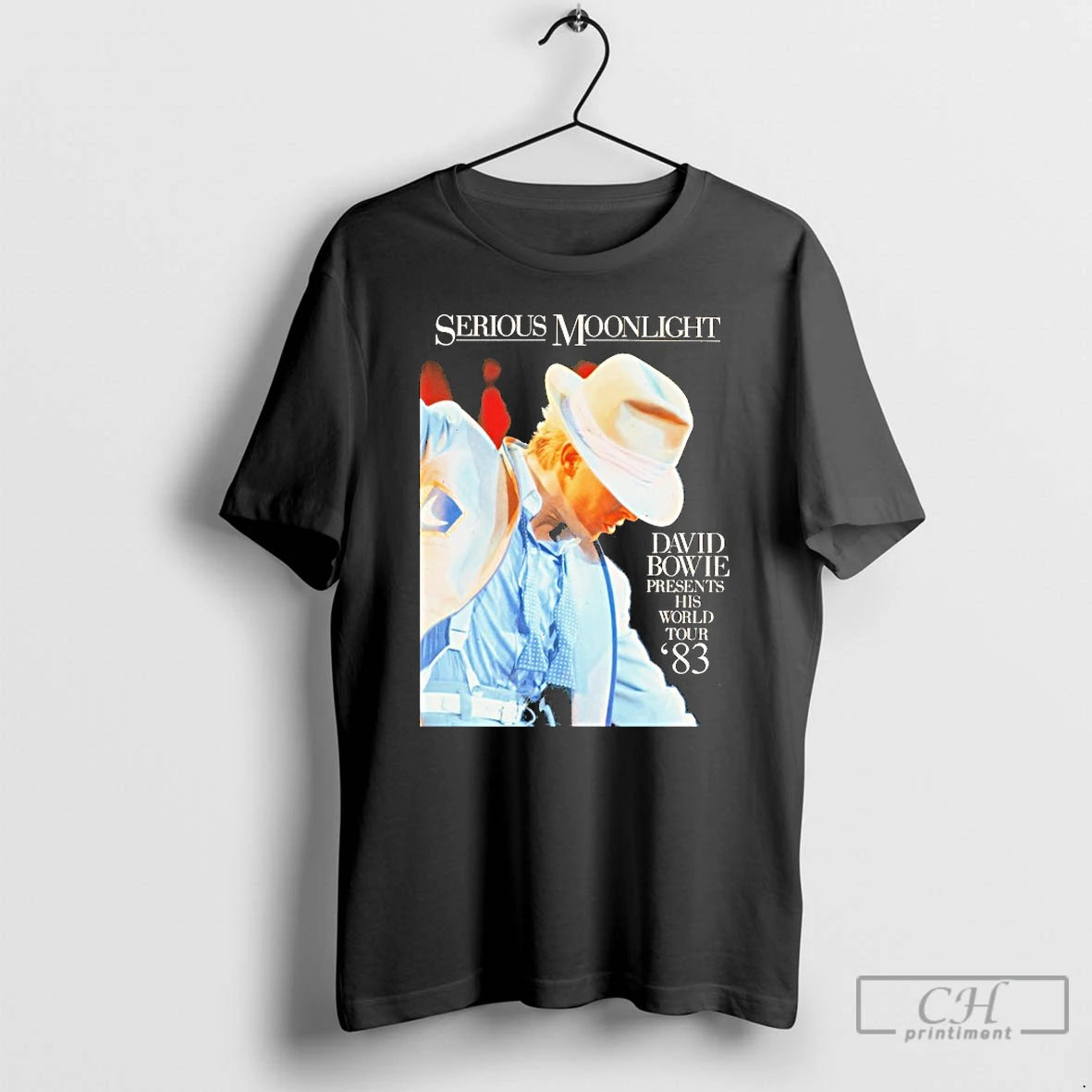 Classic David Bowie Serious Moonlight His World Tour 83 T-Shirts, Hoodie, Sweatshirt