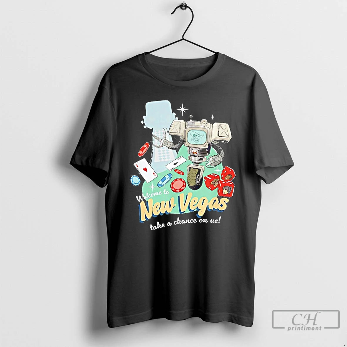 Classic Fallout Welcome To New Vegas Lucky 38 Take A Chance On Us T Shirts Hoodie, Sweatshirt | InkThreadWorks.com