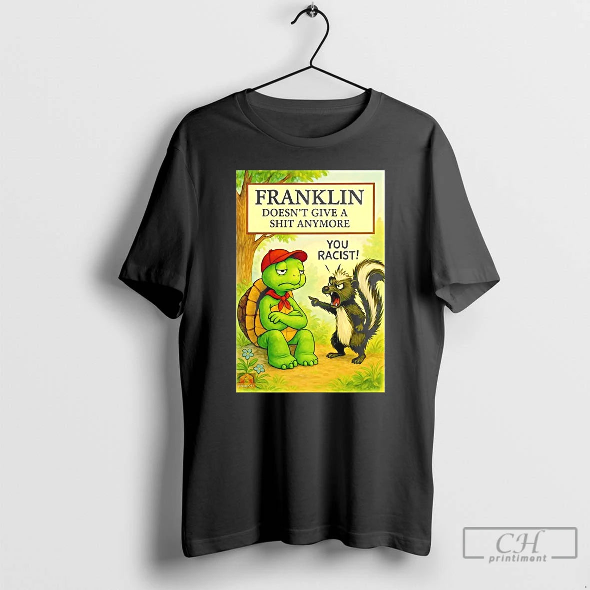 Classic Franklin Doesnt Give A Shit Anymore You Racist T-Shirts, Hoodie, Sweatshirt | InkThreadWorks.com