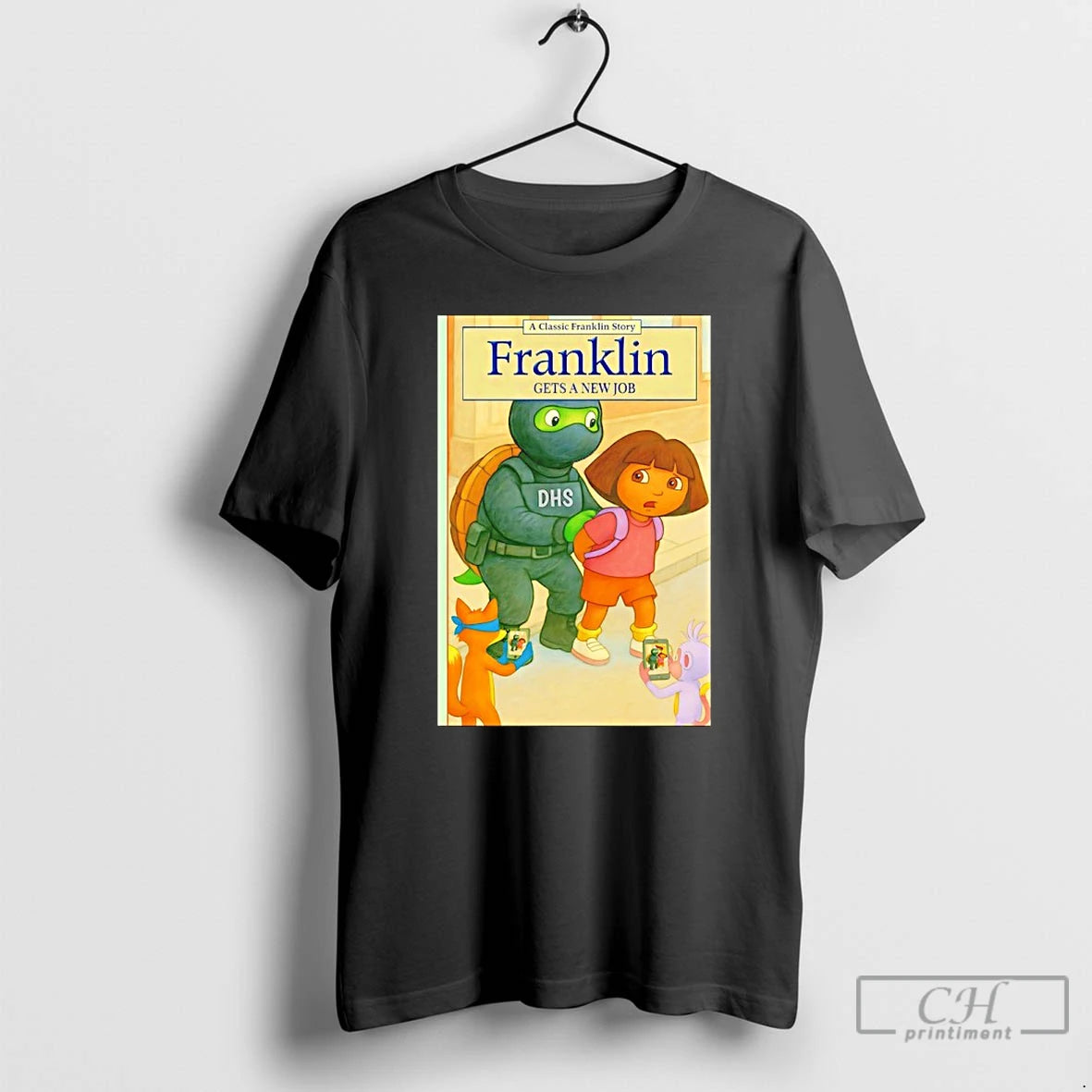 Classic Franklin Gets A New Job T-Shirts, Hoodie, Sweatshirt | InkThreadWorks.com